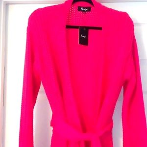 Hanifa Miya Cardigan Sweater Dress